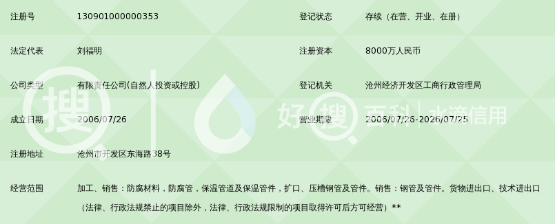 沧州鑫光钢管防腐保温有限公司