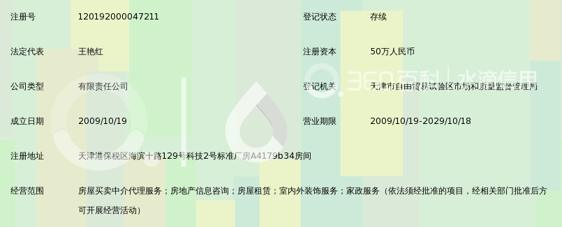 天津中信泓诚房屋中介有限公司_360百科