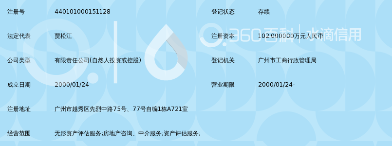 广州致信资产评估有限公司_360百科