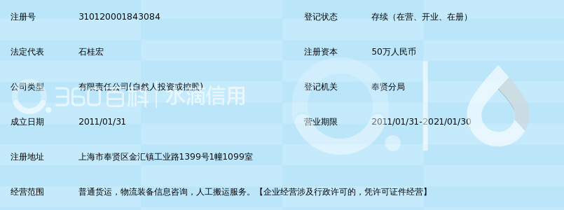 上海金好汇物流有限公司_360百科