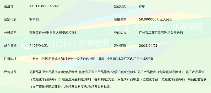 广州天斯秀尔化妆品有限公司_360百科