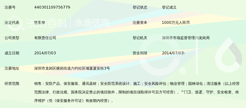 深圳市华鑫保安服务有限公司_360百科