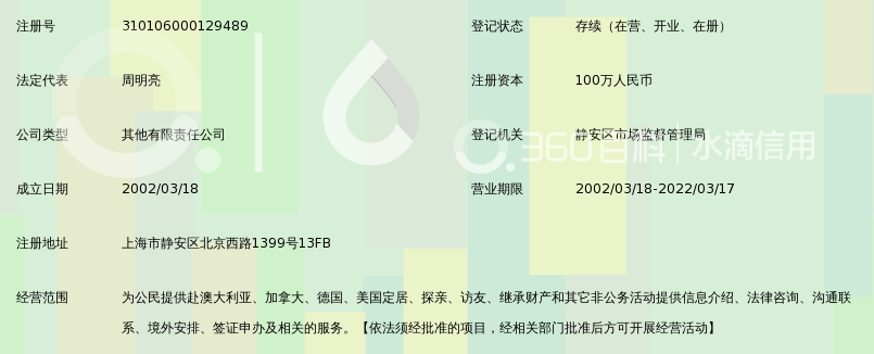 上海华侨因私出入境服务有限公司_360百科