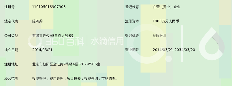 北京中泰汇晟投资管理有限公司_360百科