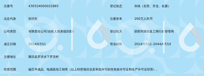 隆回县新四海磁芯科技有限公司_360百科