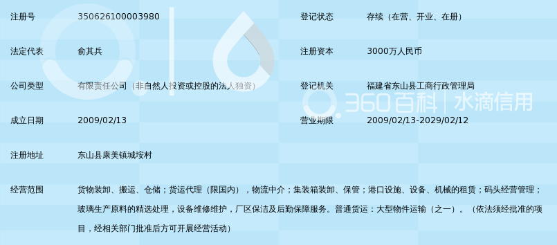 漳州旗滨物流服务有限公司_360百科