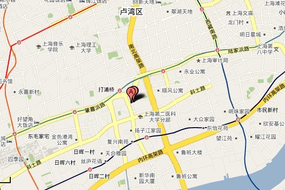上海明珠大饭店; 上海东亚体育宾馆(原上海体育馆运动员之家);  地图