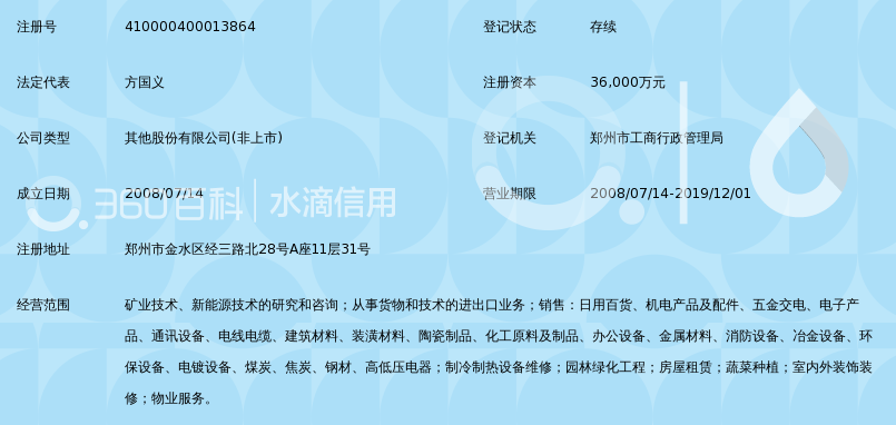 河南省中美能源股份有限公司_360百科