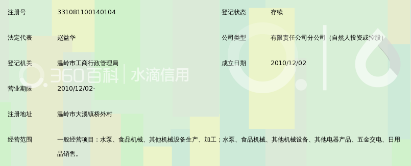 成都杰仕龙工贸有限公司温岭分公司_360百科