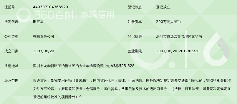 深圳市金达旺物流有限公司