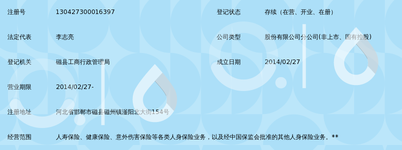 华夏人寿保险股份有限公司磁县支公司_360百