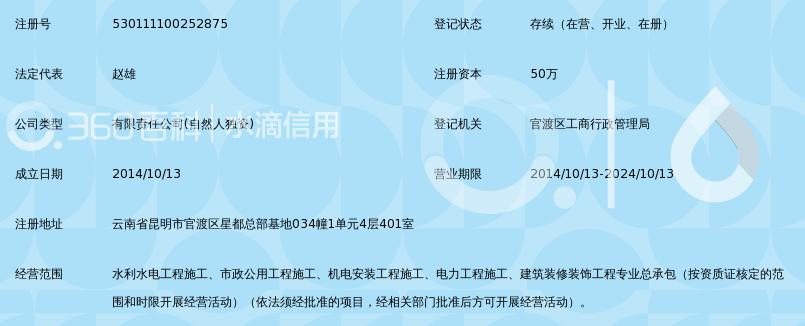 昆明雄盛水利水电安装工程有限公司_360百科