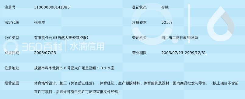 四川浪臣体育产业发展有限公司_360百科