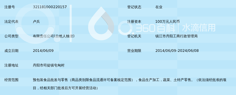 丹阳渝川食品有限公司_360百科