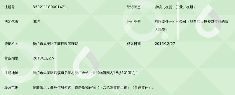 德邦(上海)运输有限公司厦门分公司_360百科