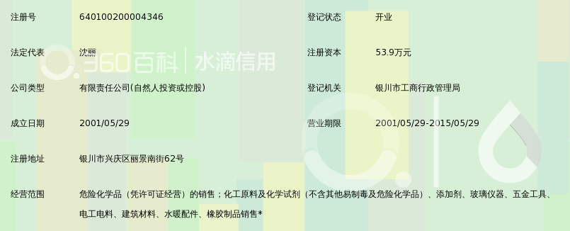 银川市浩南化工添加剂有限公司_360百科