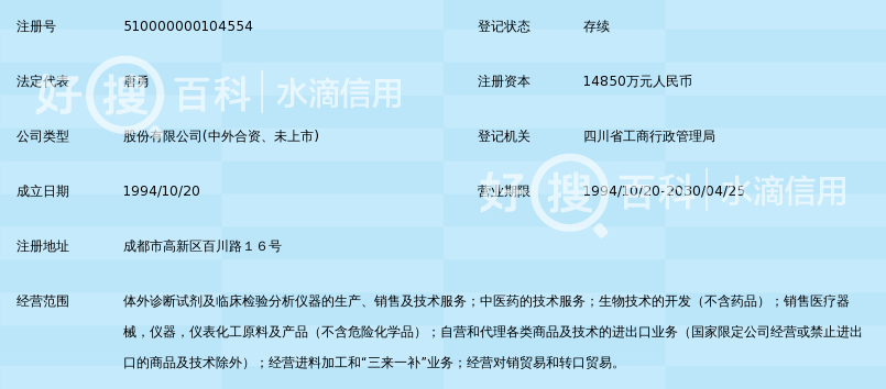 四川迈克生物科技股份有限公司