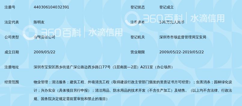 深圳市和安居物业管理有限公司_360百科