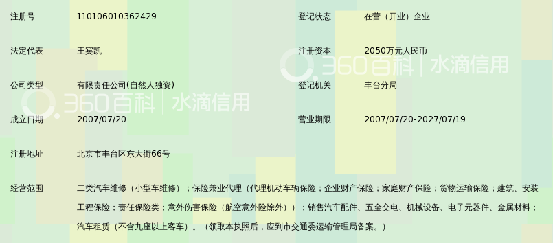 北京德旺达汽车维修服务有限责任公司_360百
