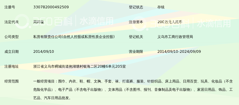 义乌众尚服饰有限公司_360百科